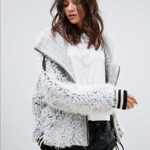 Free People Jackets & Blazers - Free People Fluffy Dolman Jacket